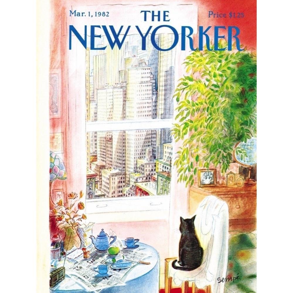 The New Yorker Cat's Eye View 1000 Piece Puzzle