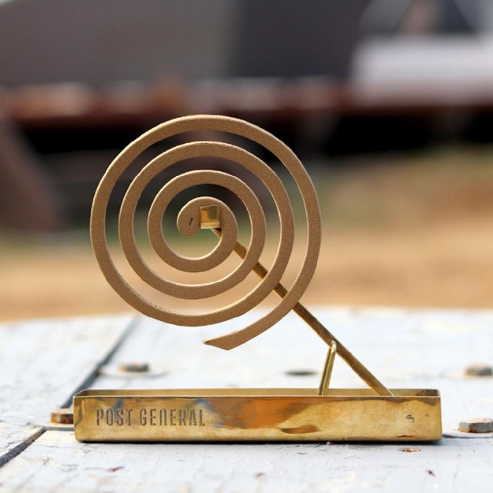 Post General Brass Mosquito Insect Repellent Coil Holder