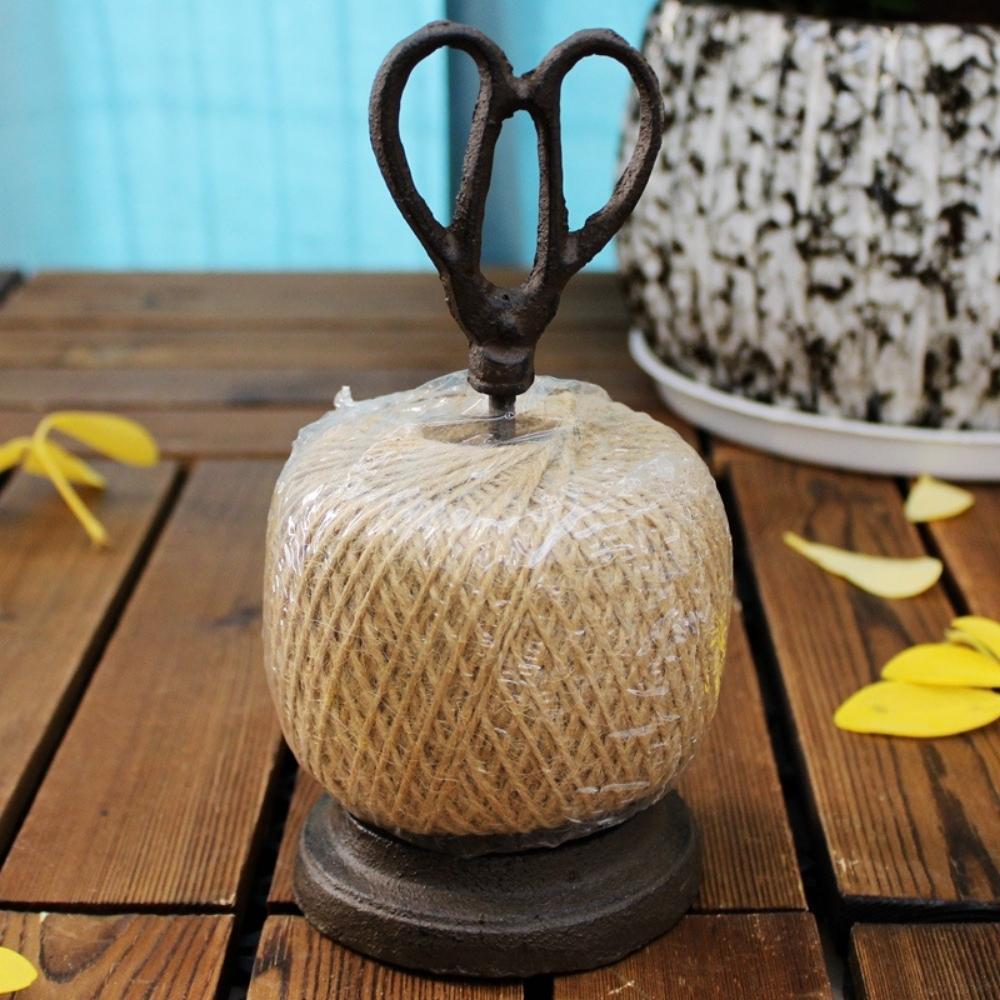 Vintage Cast Iron Scissors Twine Dispenser