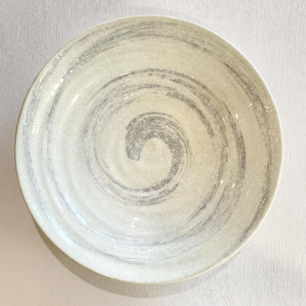 Arabori Minoyaki Ceramics Serving Plate 28cm