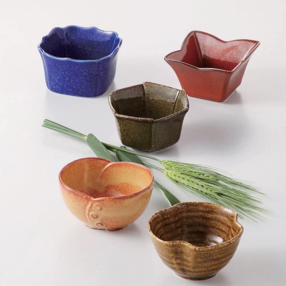 Nishianyo Minoware Delicacy Dish 5pc Set