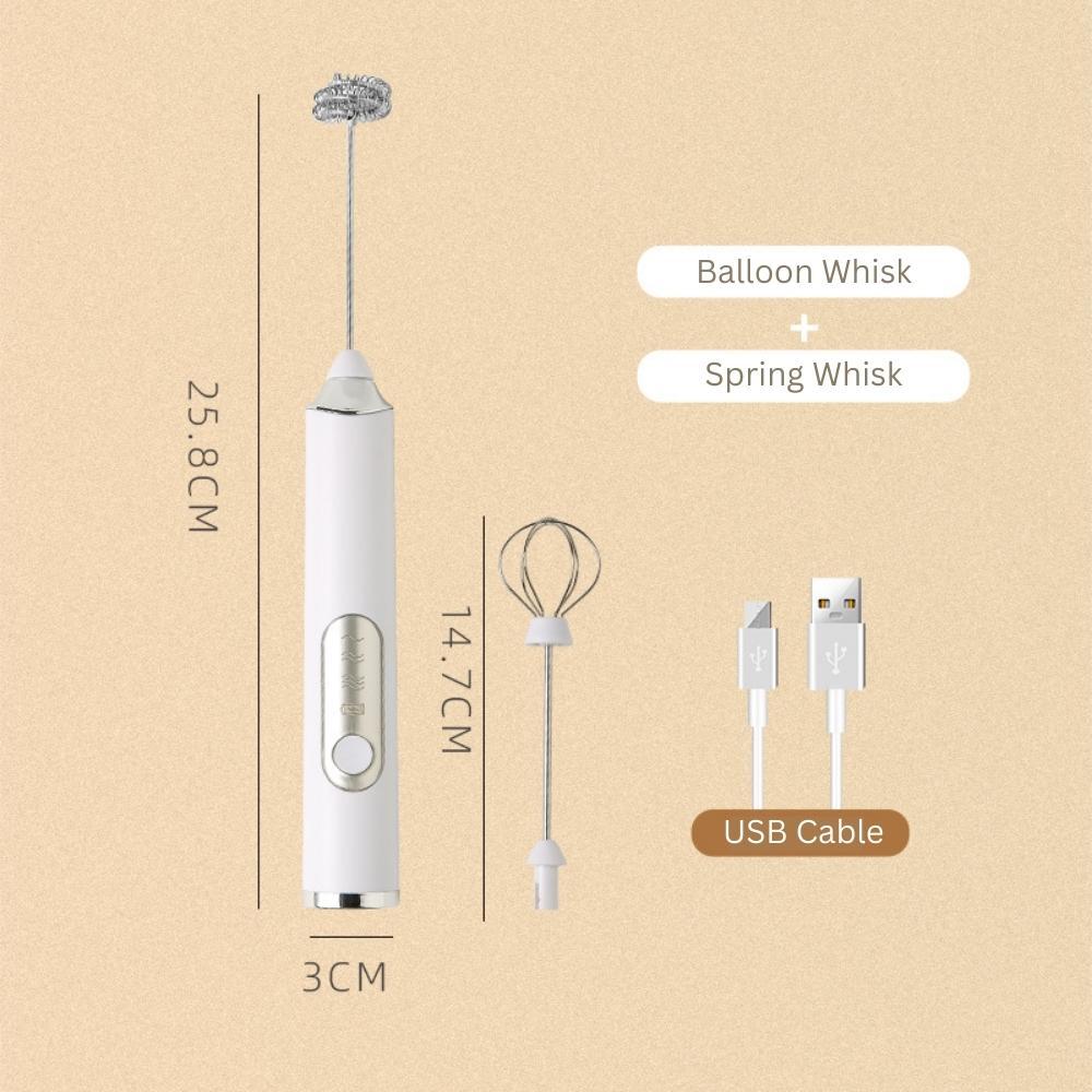 Handheld USB Rechargeable Milk Frother/Electric Whisk