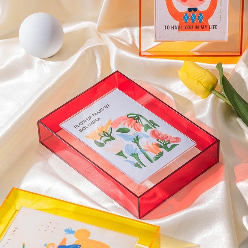 Dazzling Colourful Acrylic Floating Photo Frame 4x6