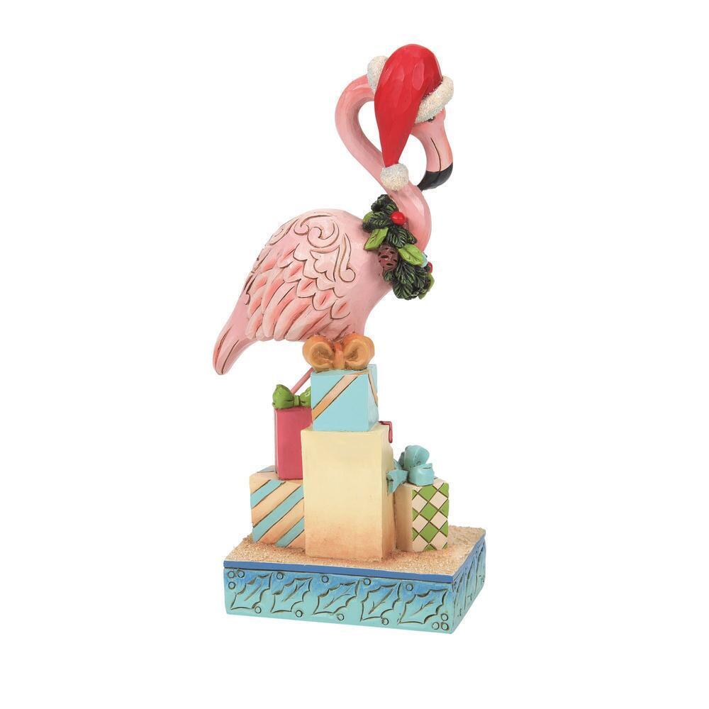 Heartwood Creek Jim Shore Christmas Flamingo