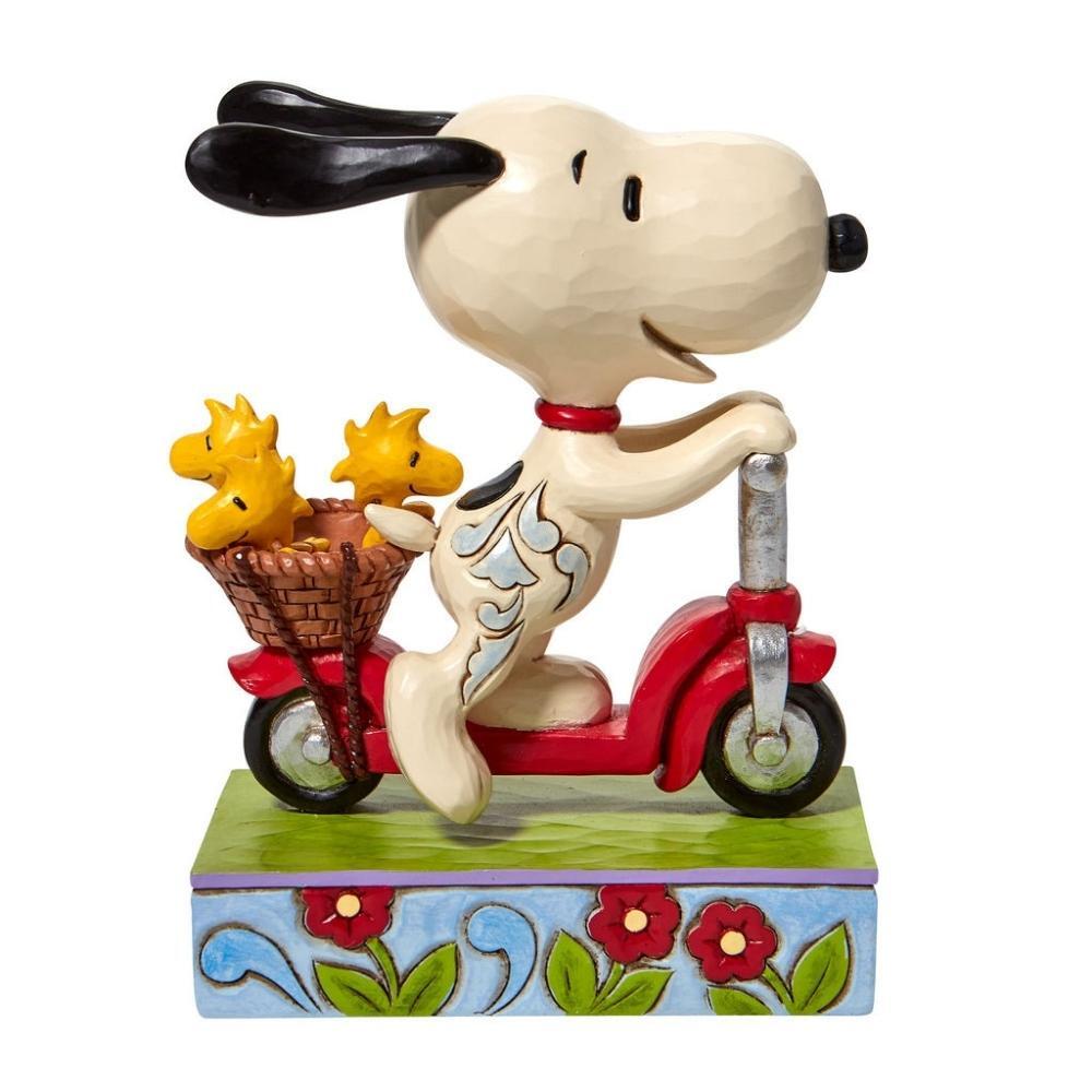 Peanuts by Jim Shore Snoopy & Woodstock on Scooter