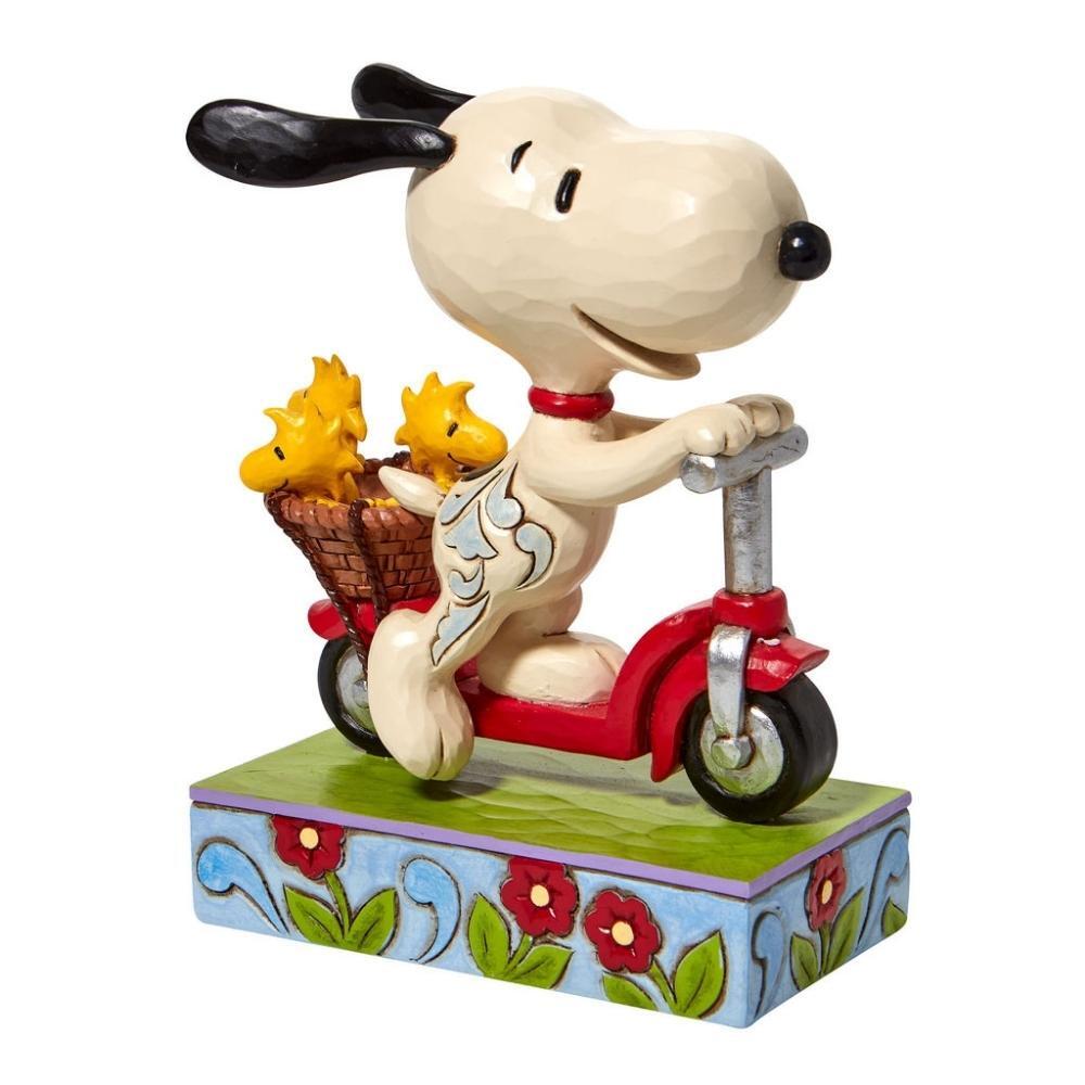 Peanuts by Jim Shore Snoopy & Woodstock on Scooter