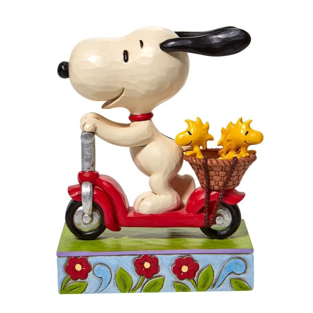Peanuts by Jim Shore Snoopy & Woodstock on Scooter