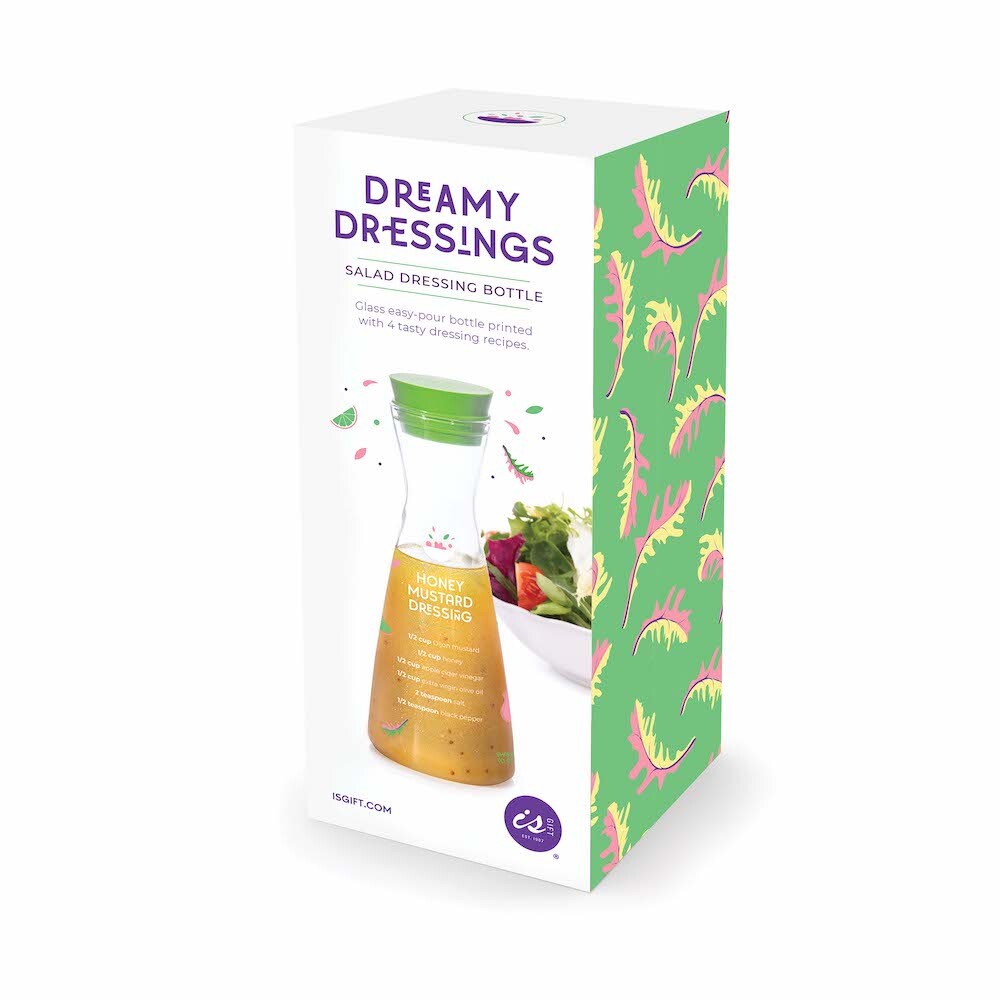 Quirky Kitchen Dreamy Dressings - Salad Dressing Bottle with Recipes