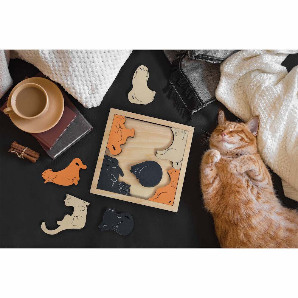 Fred Kitty Corner Wood Puzzle