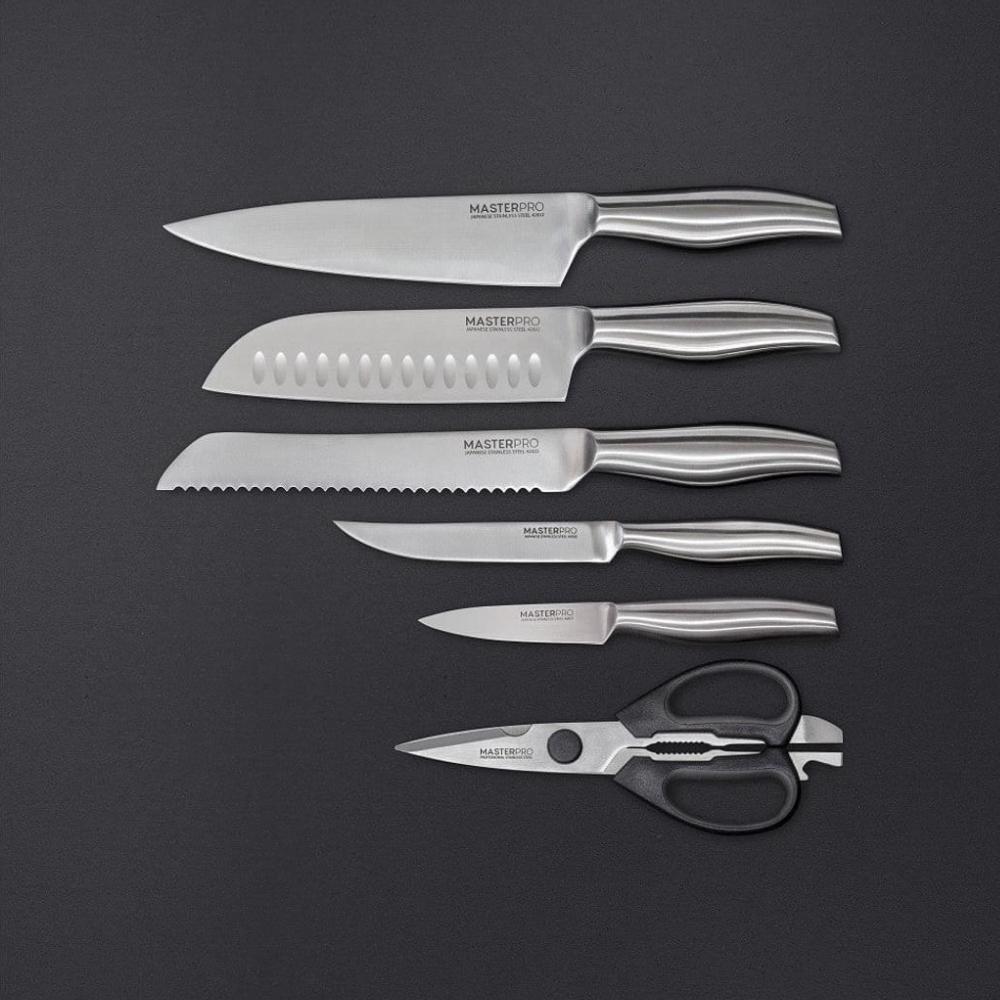 MasterPro Tokyo Knife Block Set 7pce