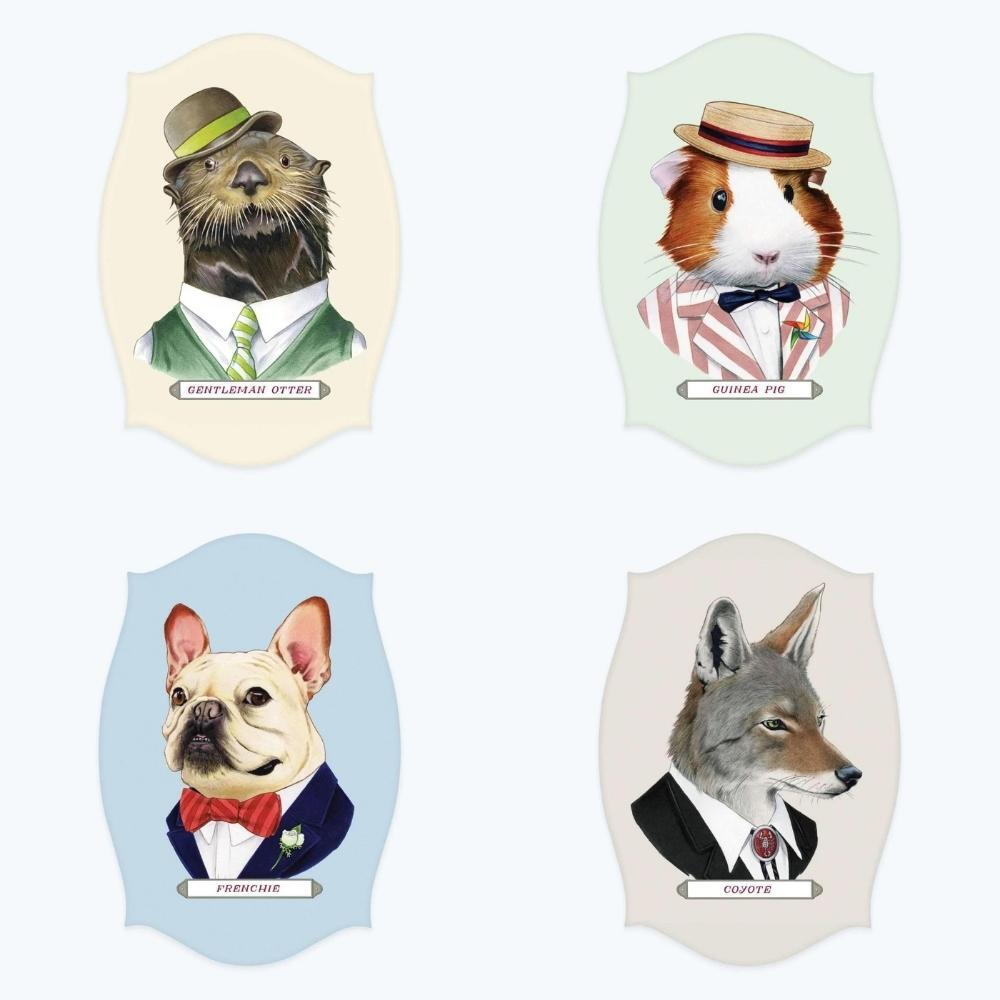 Berkley Bestiary Animal Portraits Memory Game