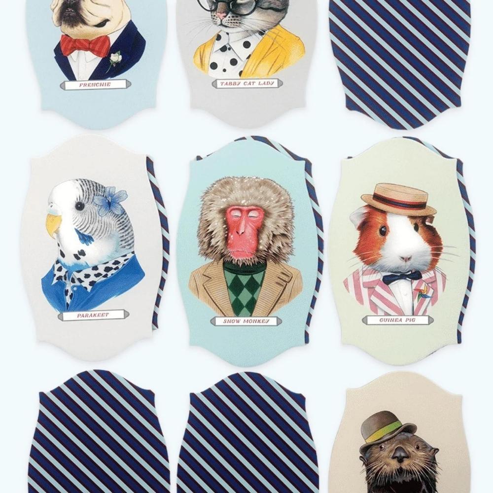 Berkley Bestiary Animal Portraits Memory Game