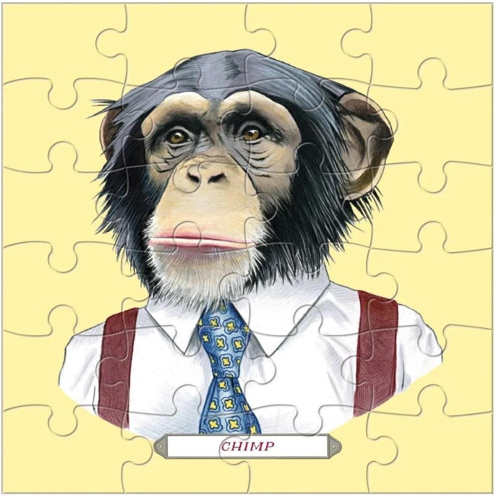 Berkley Bestiary Animal Portraits Wood Puzzle Set