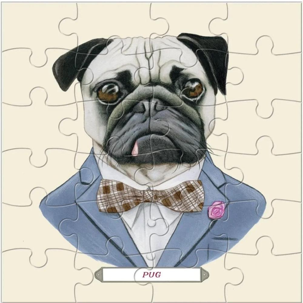 Berkley Bestiary Animal Portraits Wood Puzzle Set