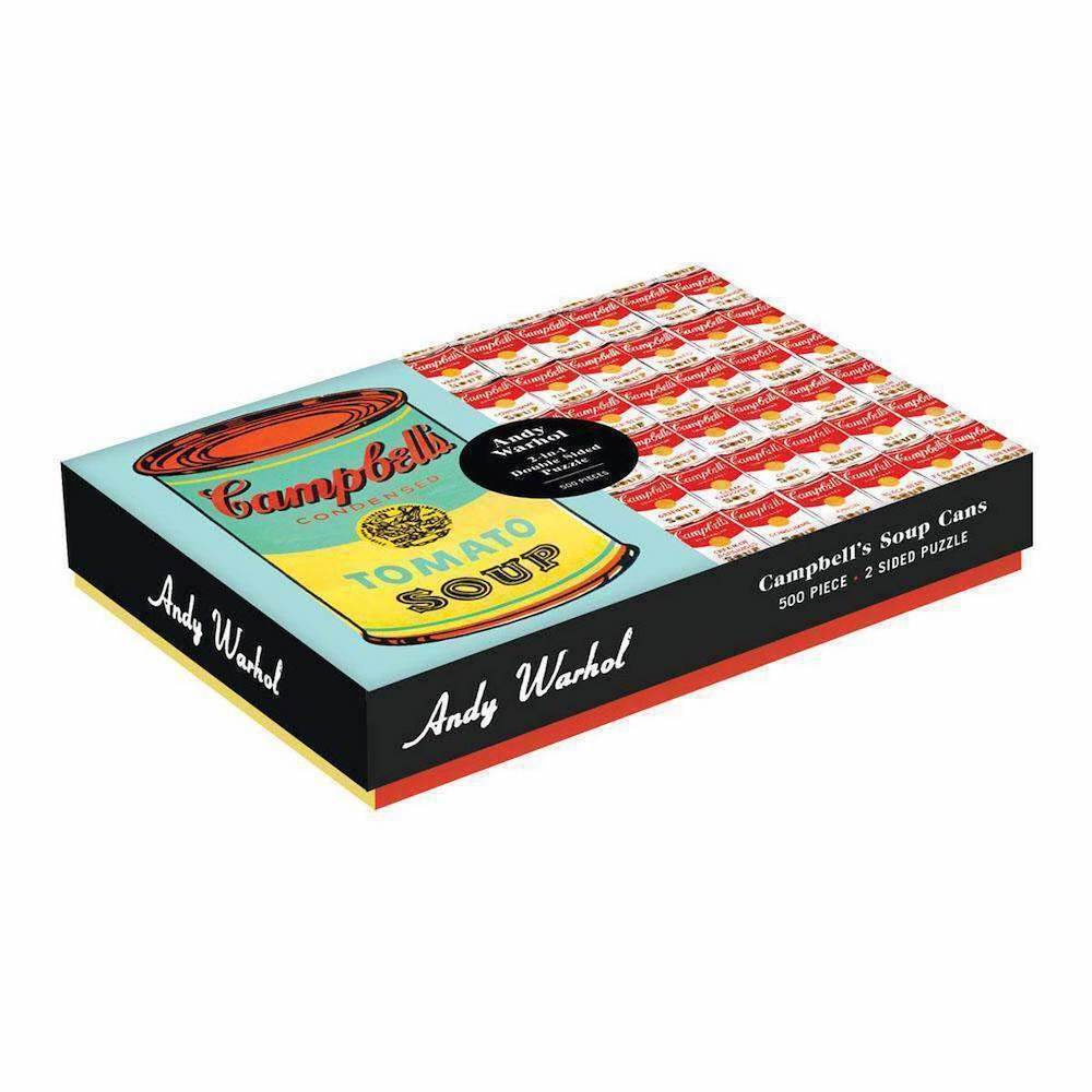 Andy Warhol Campbell Soup Cans 2 Sided Puzzle 500pcs