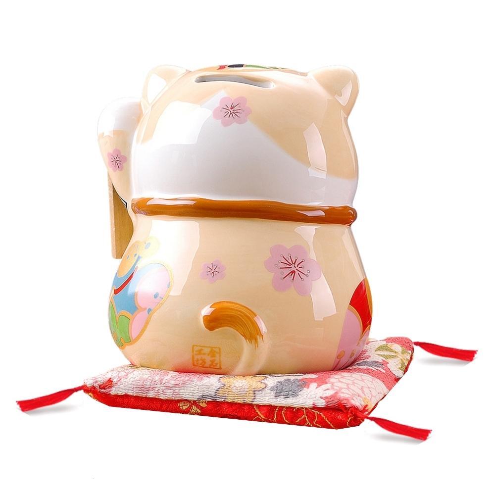 Gold Maneki-Neko Best Fortune Ornament 15cm Lucky Cat