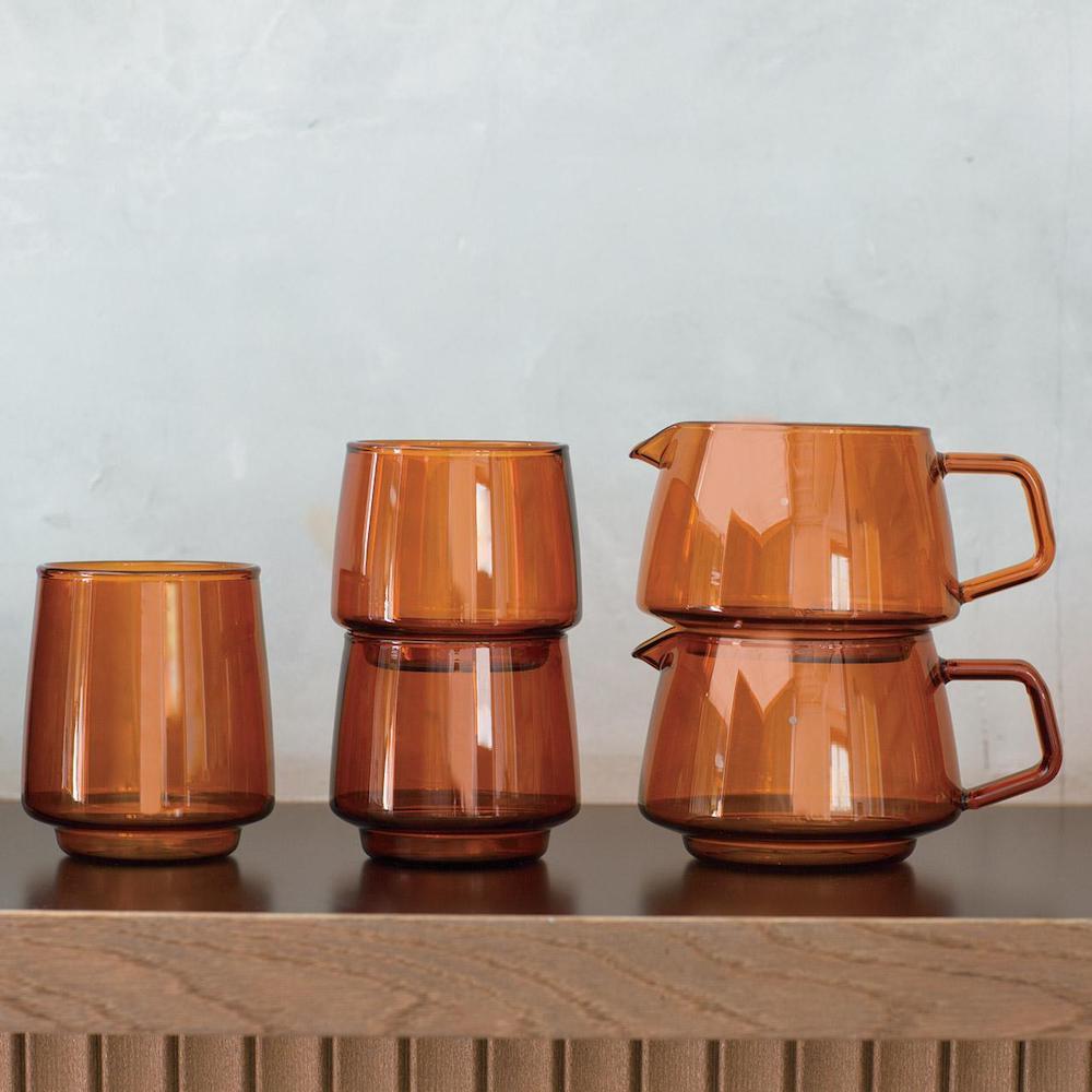 Kinto Sepia Jug 600ml Amber