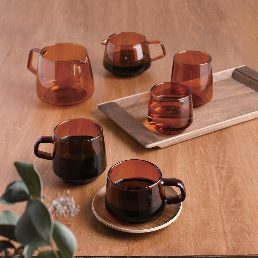 Kinto Sepia Jug 600ml Amber