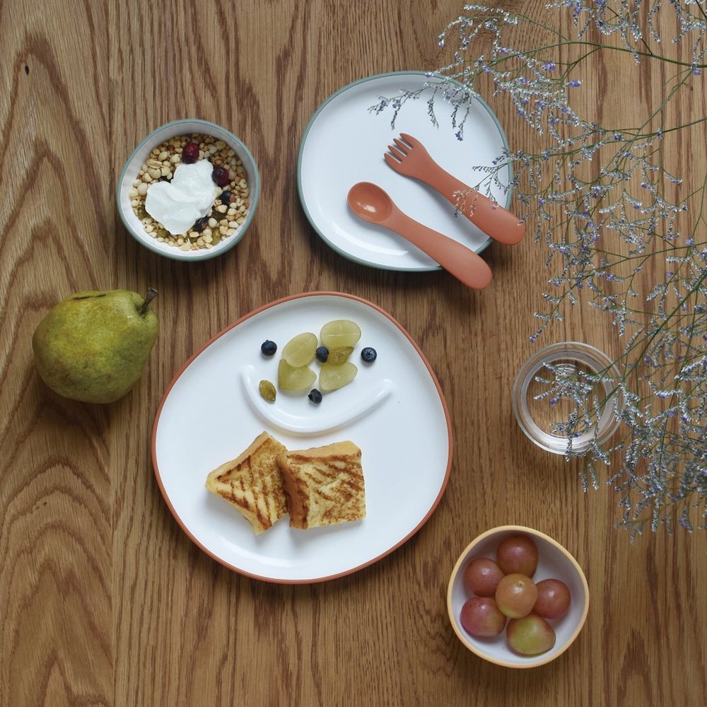 Kinto BONBO Children's Tableware Set of 6 Orange