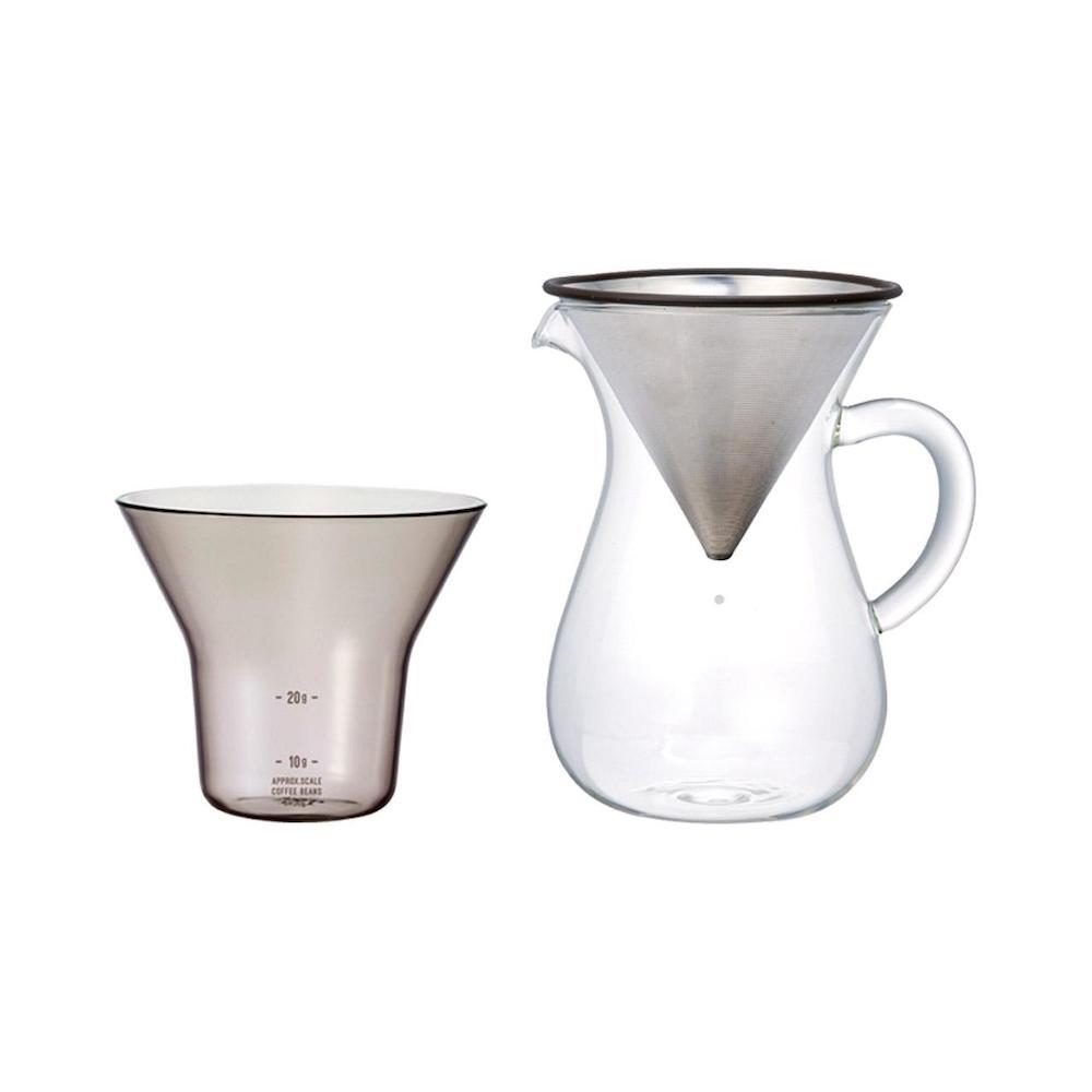 Kinto SCS-02 Coffee Carafe Brew Set 300ml Stainless Steel Filter