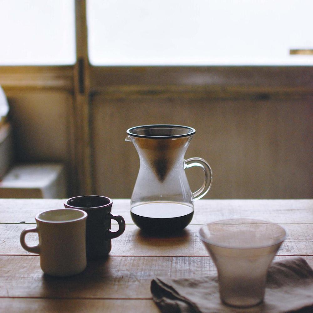 Kinto SCS-02 Coffee Carafe Brew Set 300ml Stainless Steel Filter