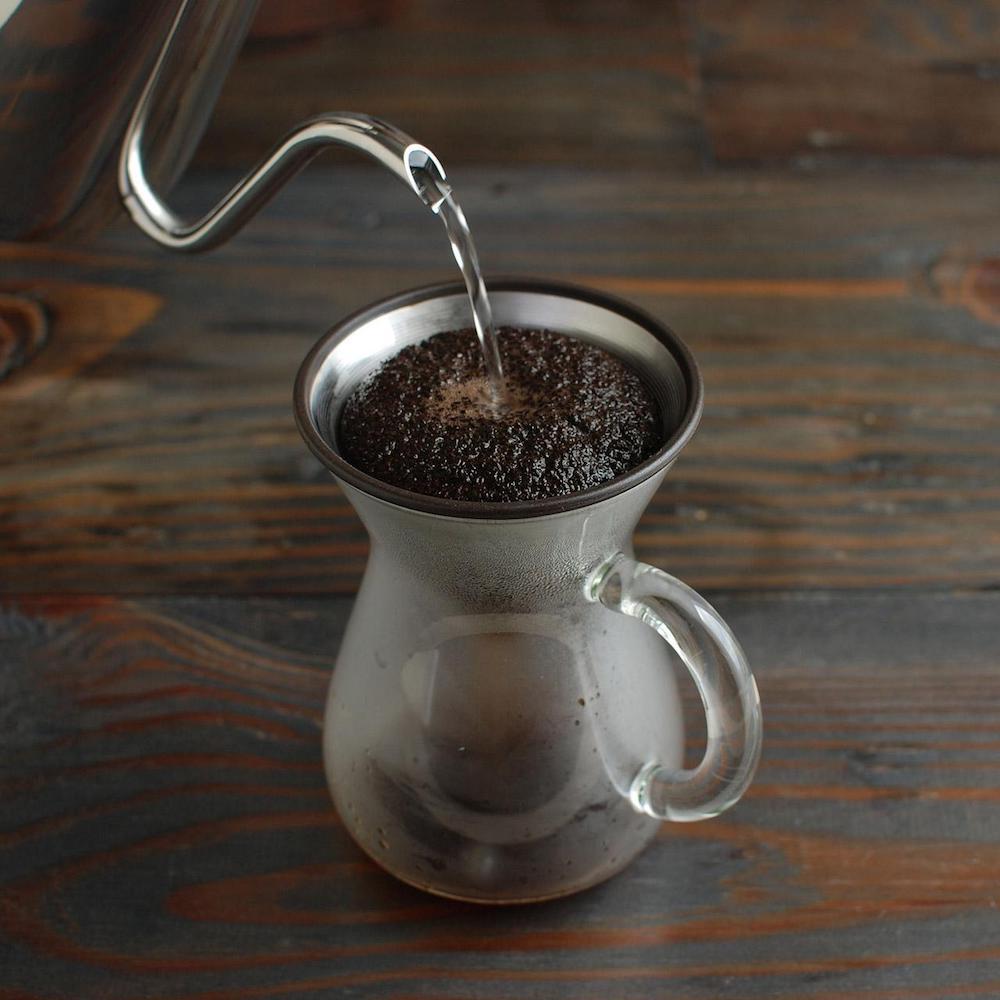 Kinto SCS-02 Coffee Carafe Brew Set 300ml Stainless Steel Filter