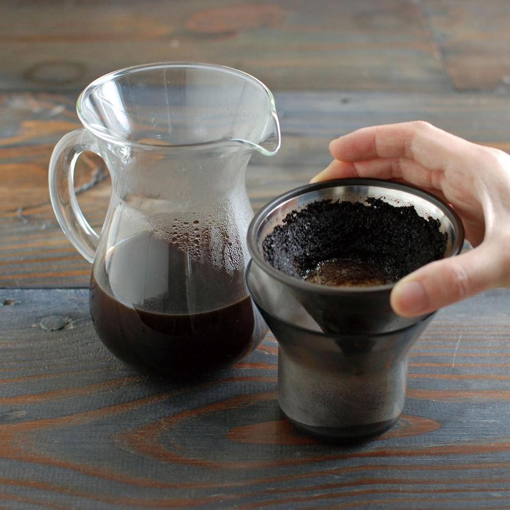 Kinto SCS-04 Coffee Carafe Set 600ml Stainless Steel Filter
