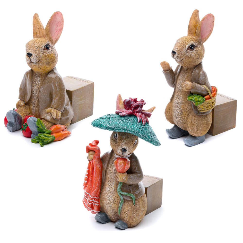 Jardinopia Beatrix Potter Potty Feet Benjamin (Set of 3)