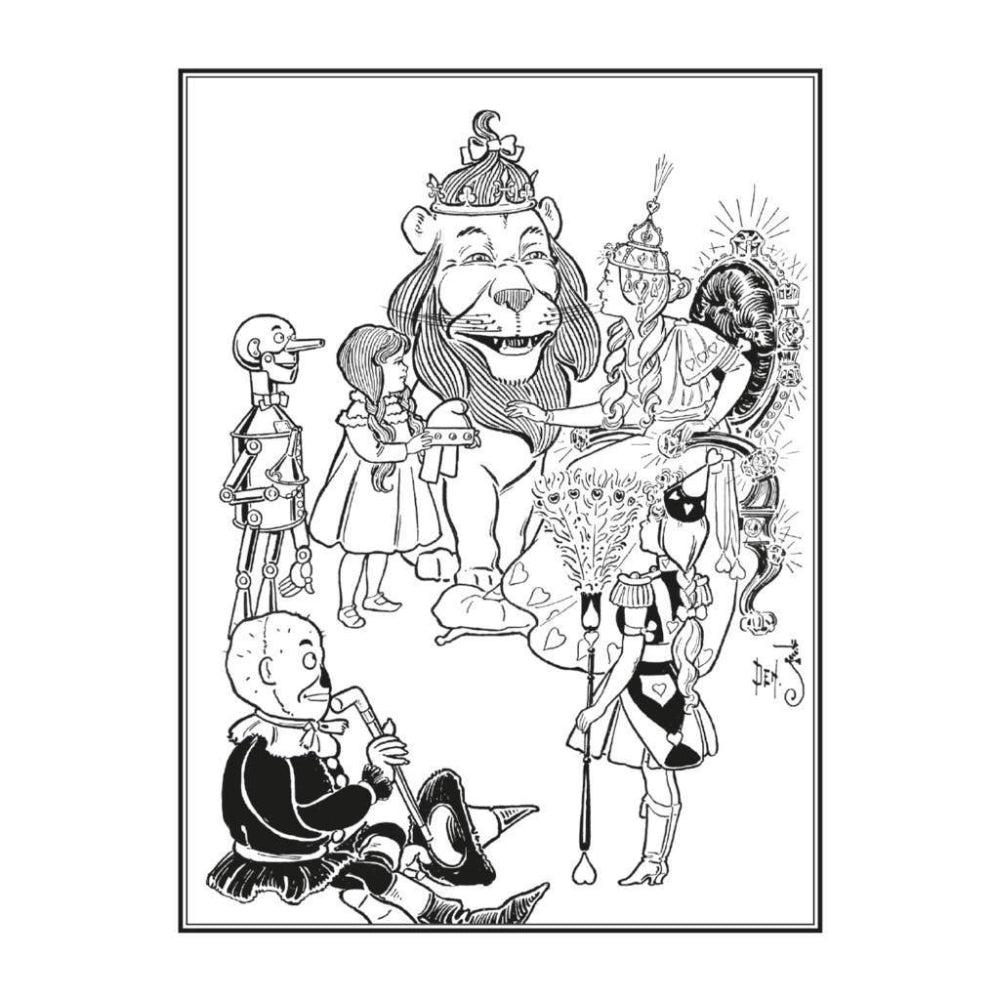 Pomegranate Wizard Of Oz Colouring Cards