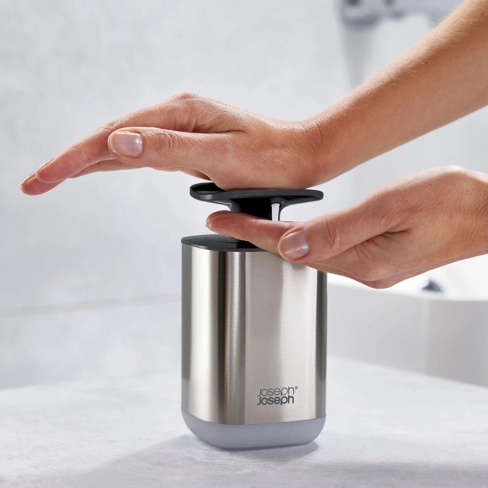 Joseph Joseph Presto Steel Soap Dispenser Grey