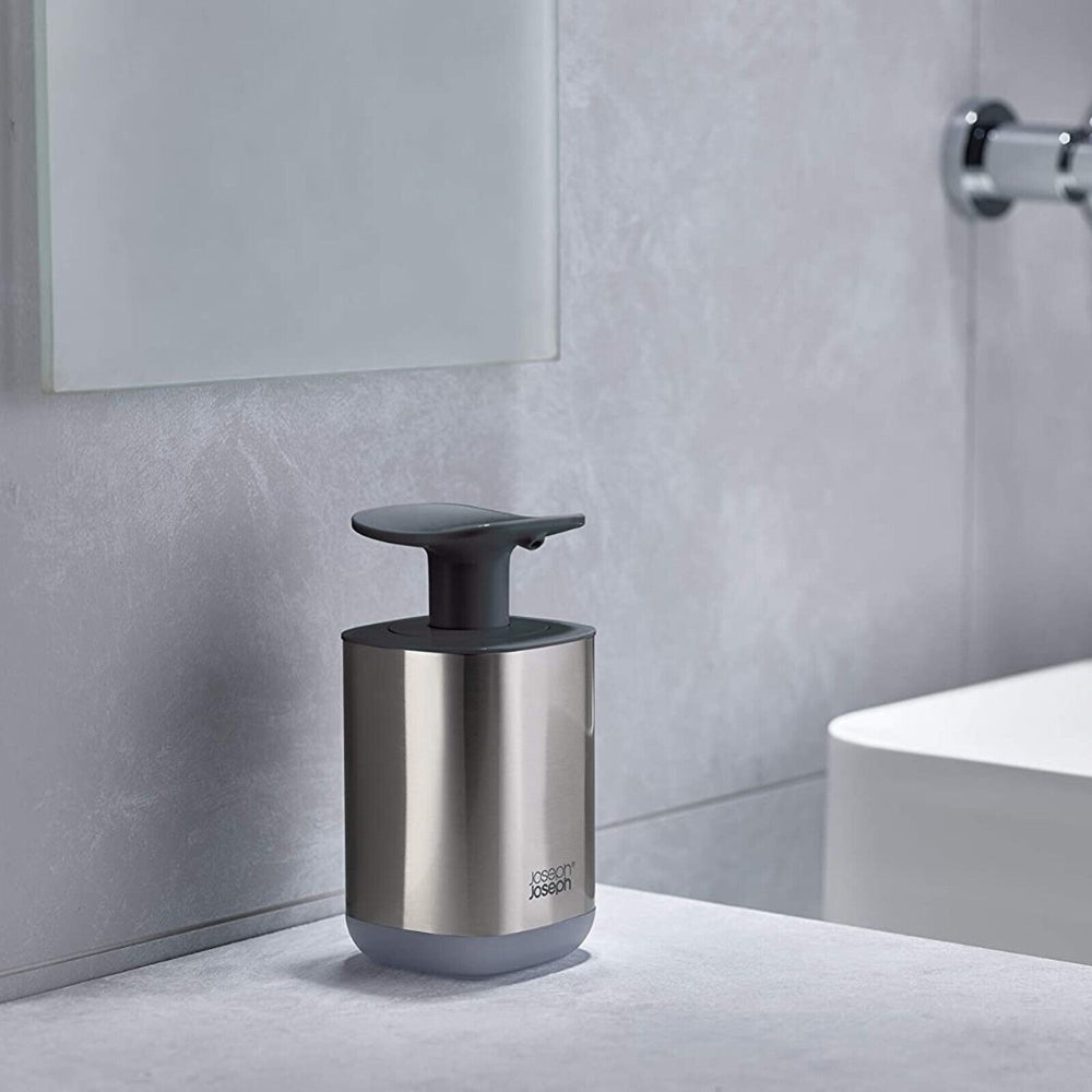 Joseph Joseph Presto Steel Soap Dispenser Grey