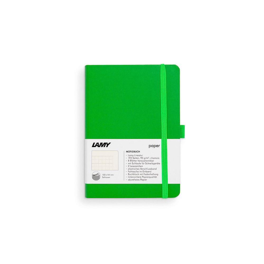 LAMY Soft Cover Notebook Ruled A6 Green
