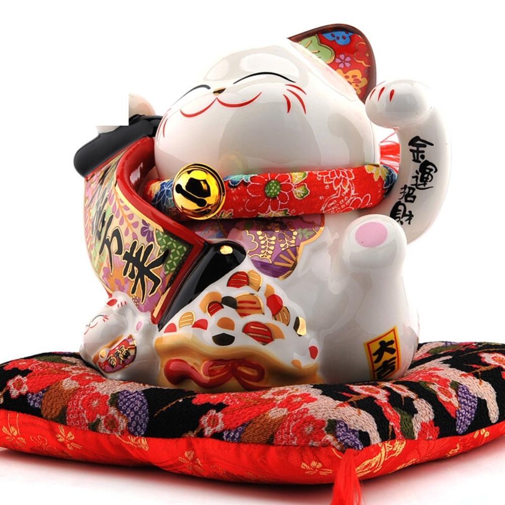 Maneki-Neko Thousands of Customers 20cm Lucky Cat