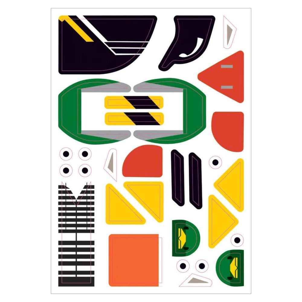 Charley Harper's Sticky Birds - Animal Sticker Kit