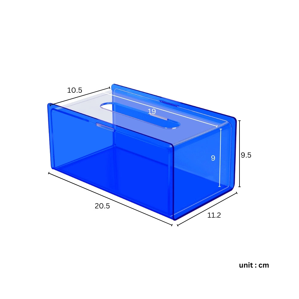 Aurora Acrylic Table Top Tissue Box