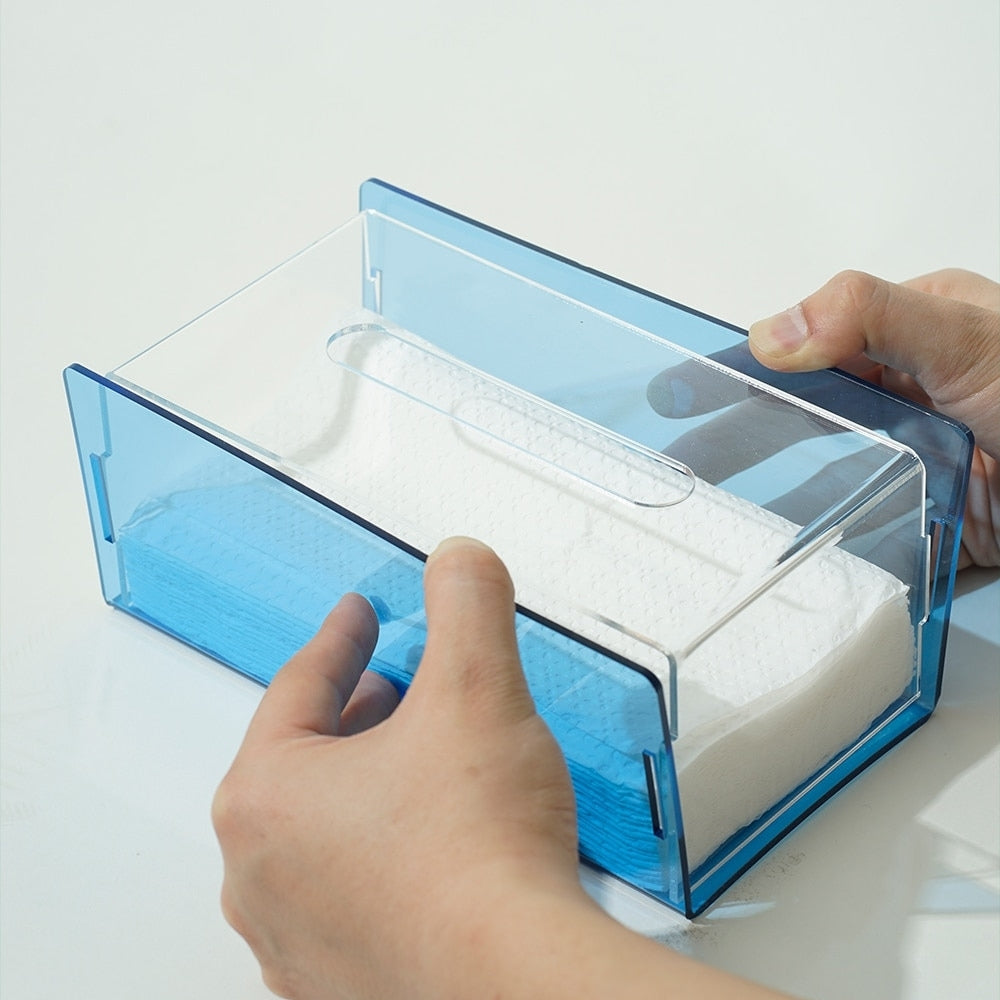 Aurora Acrylic Table Top Tissue Box