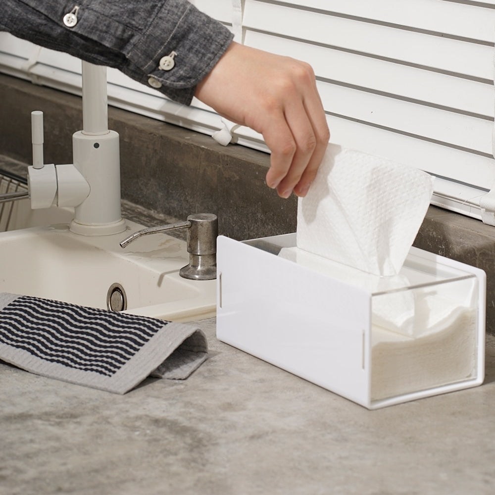 Aurora Acrylic Table Top Tissue Box