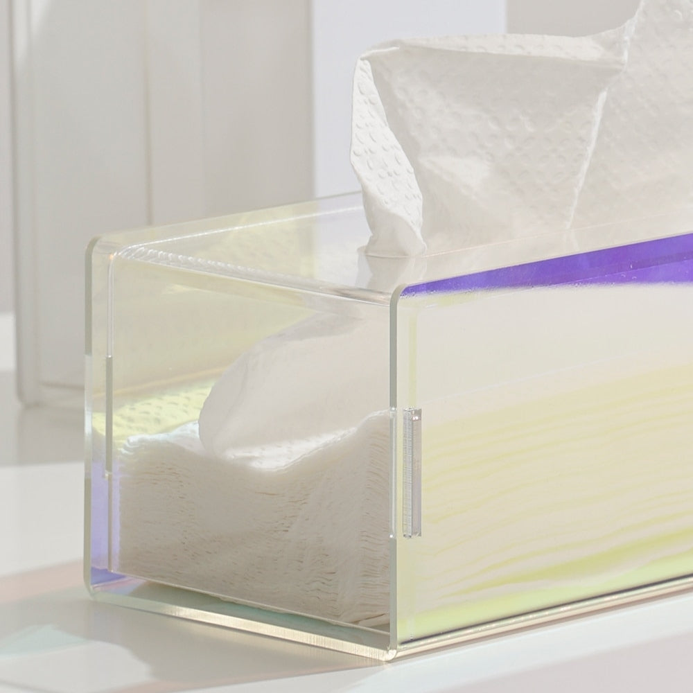 Aurora Acrylic Table Top Tissue Box