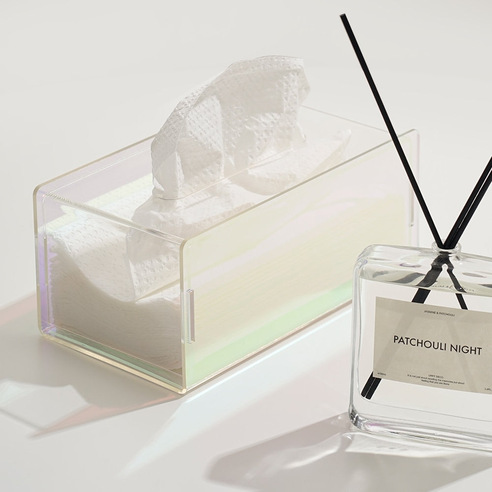 Aurora Acrylic Table Top Tissue Box