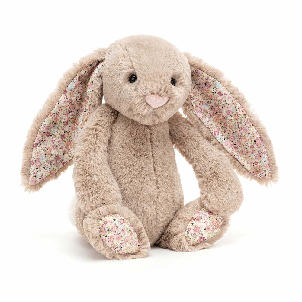 Jellycat Blossom Bea Beige Bunny Medium Brown 31cm