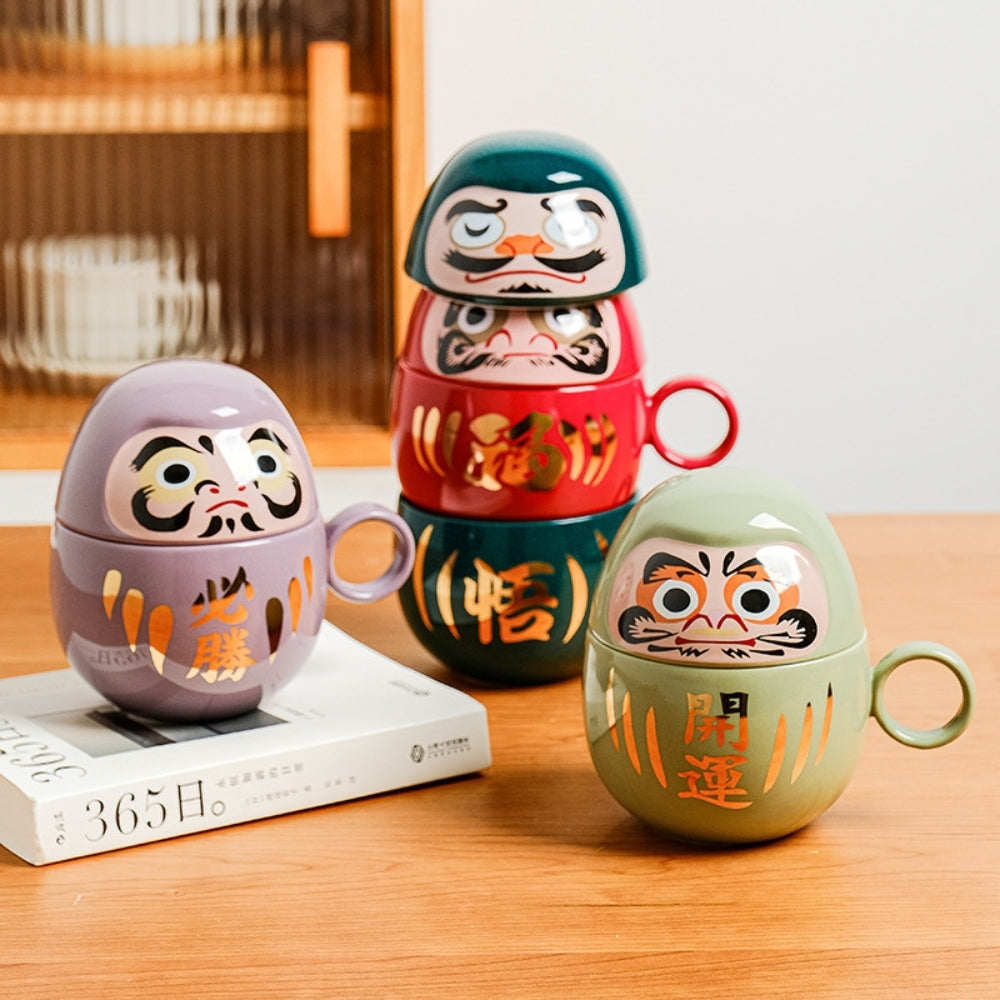Midori Daruma Ceramic Mug 350ml