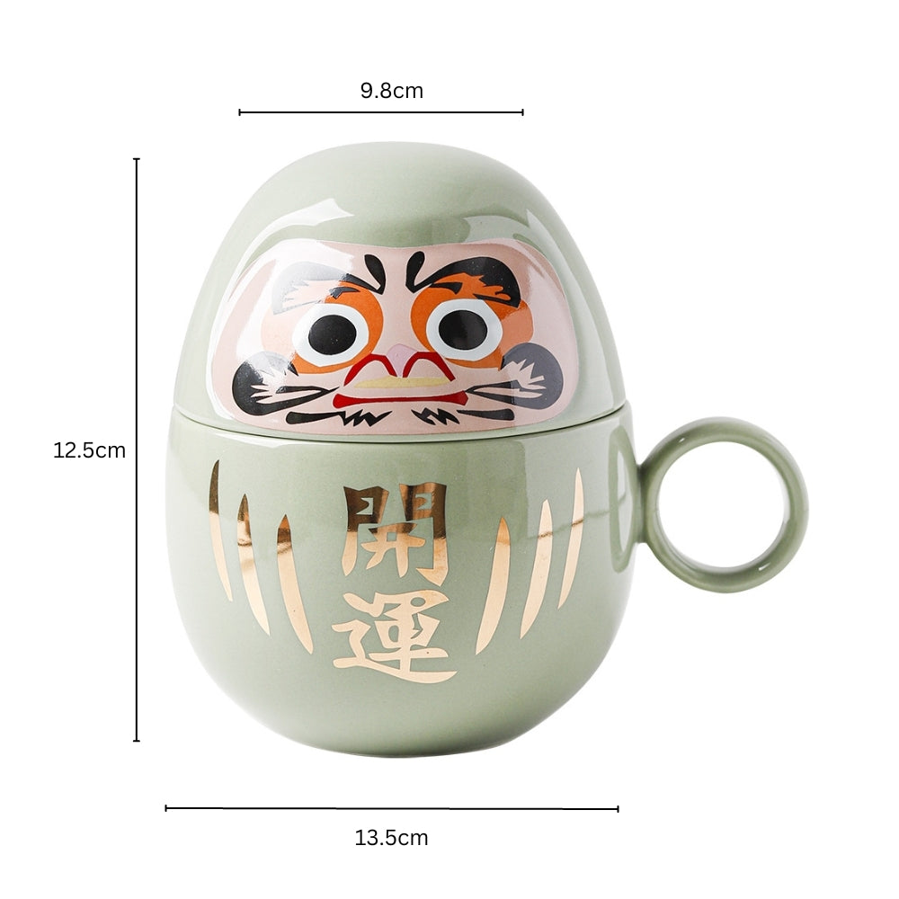 Midori Daruma Ceramic Mug 350ml