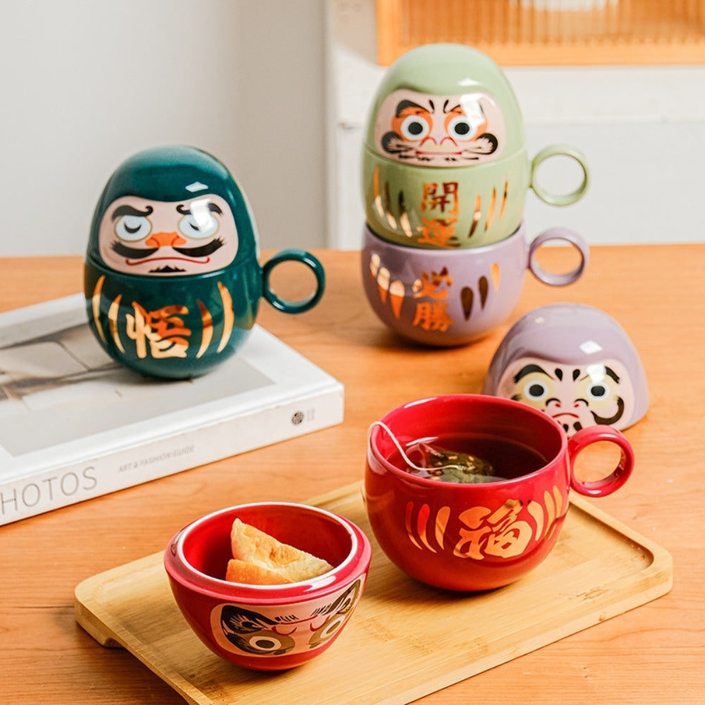 Midori Daruma Ceramic Mug 350ml