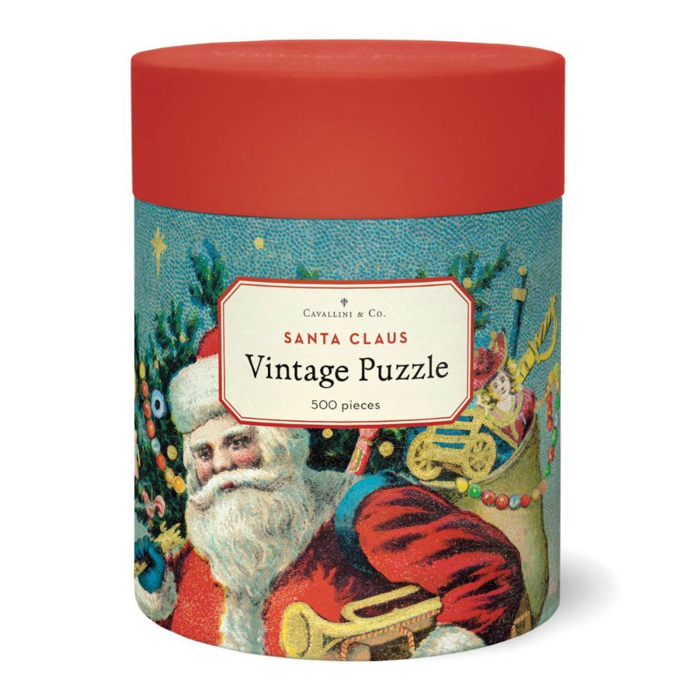 Cavallini Vintage Puzzle Santa Claus 500 piece