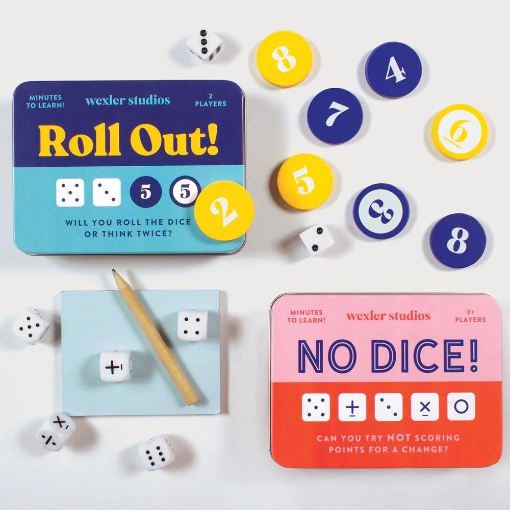 Galison Roll Out Dice Game
