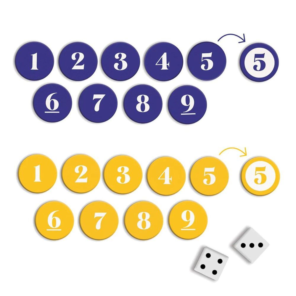 Galison Roll Out Dice Game