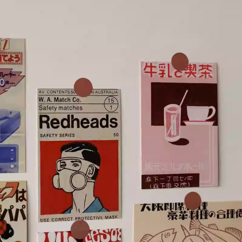 Vintage Japanese Showa Illustration Postcards (Set of 30)