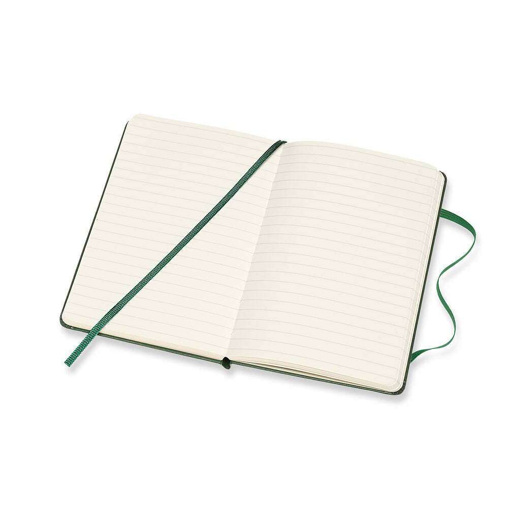 Moleskine Classic Pocket Hard Cover Notebook Ruled - Myrtle Green