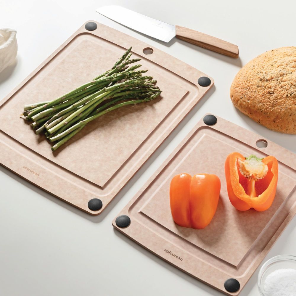 Epicurean All-in-One Cutting Board 37cm Natural