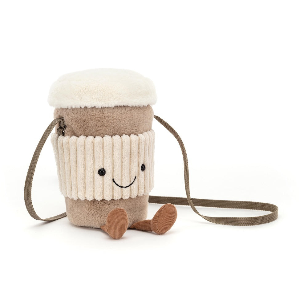 Jellycat Amuseables Perkle Coffee Shoulder Bag